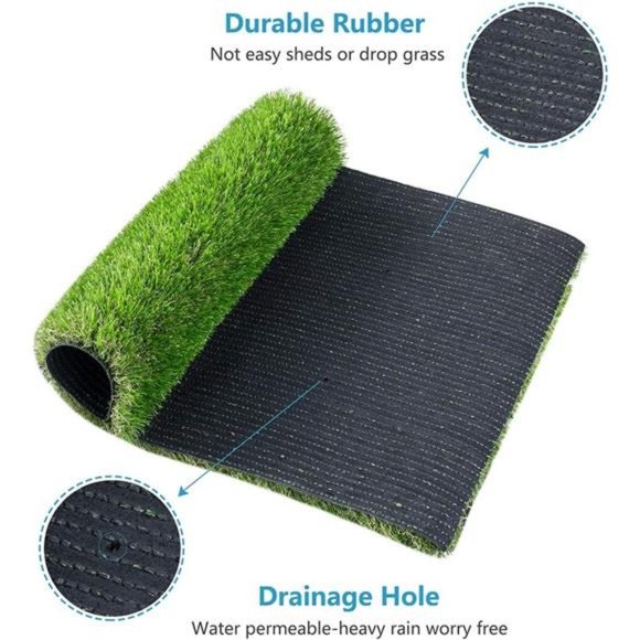 Artificial Grass, Dog Potty Training Rug, Large Dog Grass Mat（51"x 26"） - Picture 2 of 7